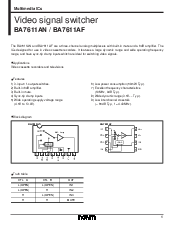 浏览型号BA7611AN的Datasheet PDF文件第1页