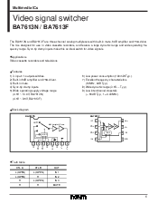 浏览型号BA7613F的Datasheet PDF文件第1页