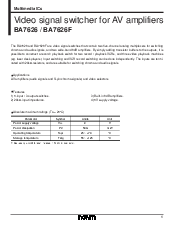 浏览型号BA7626F的Datasheet PDF文件第1页