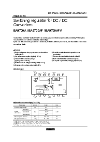 浏览型号BA9700AF的Datasheet PDF文件第1页
