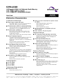 浏览型号S29AL032D90BAI040的Datasheet PDF文件第3页