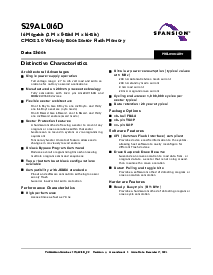 浏览型号S29AL016D70BAI010的Datasheet PDF文件第1页