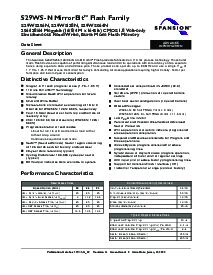 浏览型号S29WS128N0LBAI110的Datasheet PDF文件第3页