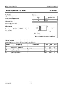 浏览型号BAP50-03的Datasheet PDF文件第2页