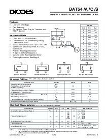 浏览型号BAT54A-7的Datasheet PDF文件第1页
