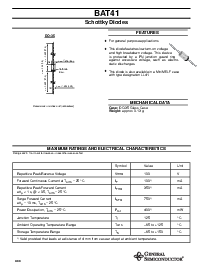 浏览型号BAT41的Datasheet PDF文件第1页