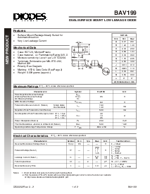 浏览型号BAV199的Datasheet PDF文件第1页