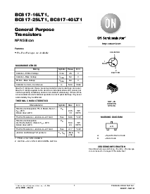 浏览型号BC817-40LT1的Datasheet PDF文件第1页