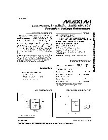 浏览型号MAX873BCSA的Datasheet PDF文件第1页