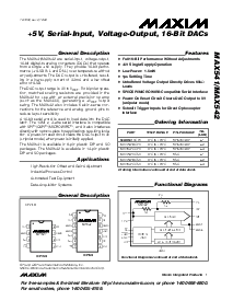 浏览型号MAX542BCSD的Datasheet PDF文件第1页