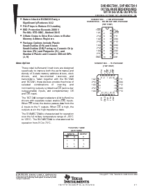 浏览型号SN74BCT244DW的Datasheet PDF文件第1页