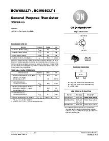 浏览型号BCW65CLT1的Datasheet PDF文件第1页