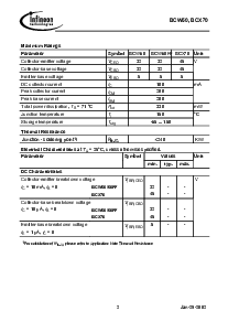 浏览型号BCW60C的Datasheet PDF文件第2页