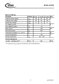 浏览型号BCX54-16的Datasheet PDF文件第2页
