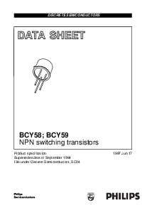 浏览型号BCY59IX的Datasheet PDF文件第1页
