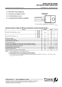 浏览型号BD239F的Datasheet PDF文件第1页