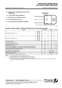 浏览型号BD746C的Datasheet PDF文件第1页