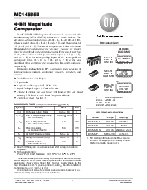 浏览型号MC14585BDR2的Datasheet PDF文件第1页
