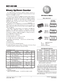 浏览型号MC14516BDR2的Datasheet PDF文件第1页
