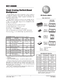浏览型号MC14066BDR2的Datasheet PDF文件第1页
