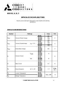 浏览型号BDX65A的Datasheet PDF文件第1页