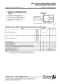 浏览型号BDX34B的Datasheet PDF文件第1页