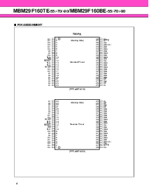 浏览型号MBM29F160BE-90的Datasheet PDF文件第4页