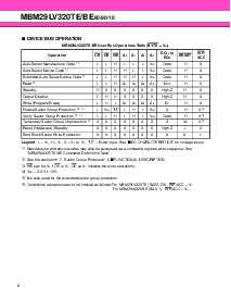 浏览型号MBM29LV320BE10的Datasheet PDF文件第8页