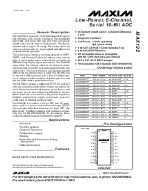 浏览型号MAX192BEAP的Datasheet PDF文件第1页