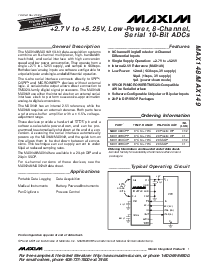 浏览型号MAX148BEAP的Datasheet PDF文件第1页