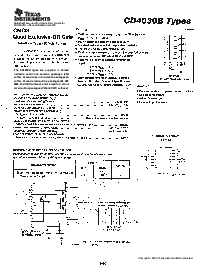 浏览型号CD4030BEE4的Datasheet PDF文件第1页