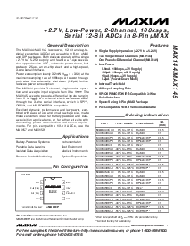 浏览型号MAX144BEPA的Datasheet PDF文件第1页