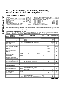浏览型号MAX144BEUA的Datasheet PDF文件第2页