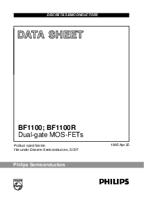 浏览型号BF1100R的Datasheet PDF文件第1页