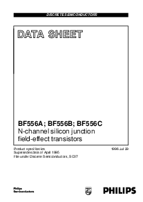 浏览型号BF556B的Datasheet PDF文件第1页