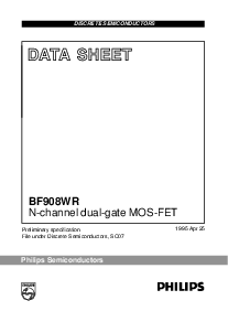 浏览型号BF908WR的Datasheet PDF文件第1页