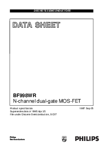 浏览型号BF998WR的Datasheet PDF文件第1页