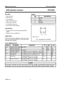浏览型号BFG480的Datasheet PDF文件第2页