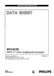 浏览型号BFG403W的Datasheet PDF文件第1页