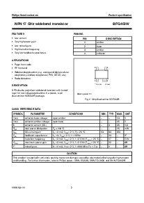 浏览型号BFG403W的Datasheet PDF文件第2页