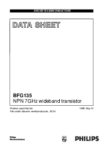 浏览型号BFG135的Datasheet PDF文件第1页