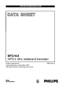 浏览型号BFG16A的Datasheet PDF文件第1页