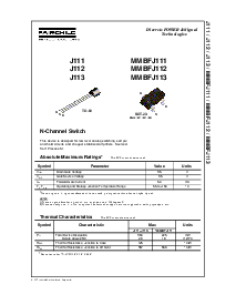 浏览型号MMBFJ111的Datasheet PDF文件第1页