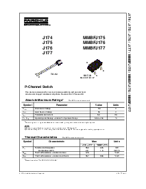 浏览型号MMBFJ176的Datasheet PDF文件第1页