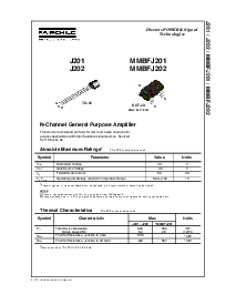 浏览型号MMBFJ202的Datasheet PDF文件第1页