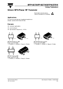 浏览型号BFP183T的Datasheet PDF文件第1页