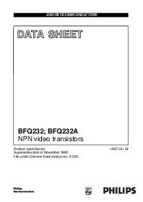 浏览型号BFQ232A的Datasheet PDF文件第1页