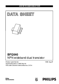 浏览型号BFQ540的Datasheet PDF文件第1页