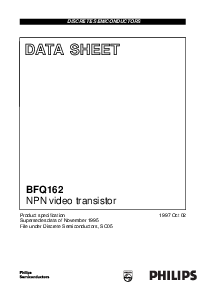 浏览型号BFQ162的Datasheet PDF文件第1页