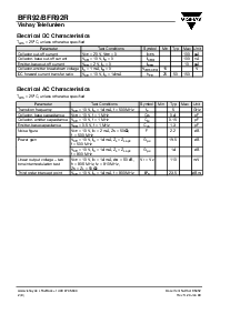 浏览型号BFR92的Datasheet PDF文件第2页